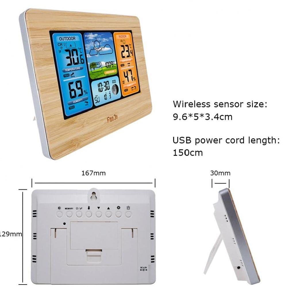 Amazon.co.jp: ワイヤレスウェザーステーション デジタルカラー